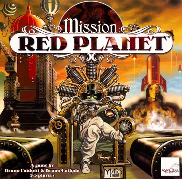Portada juego de mesa Mission: Red Planet