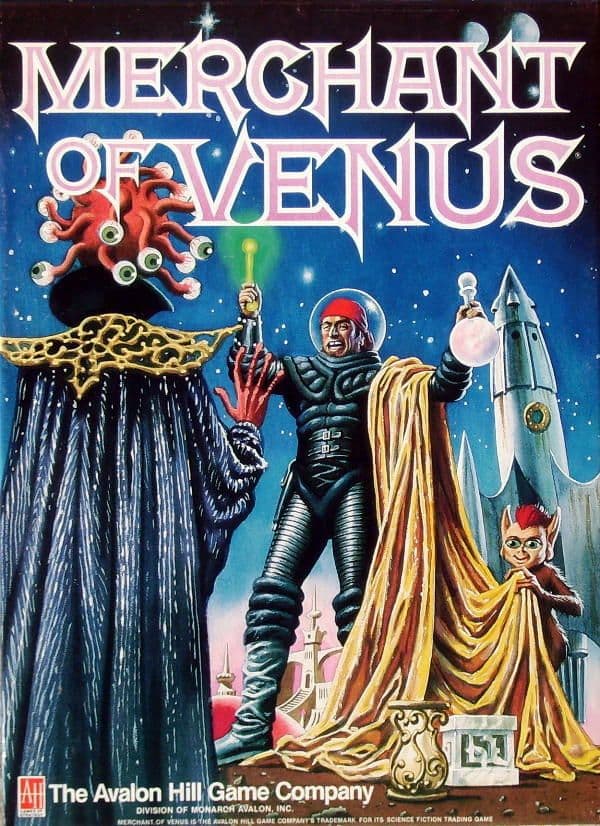 Portada juego de mesa Merchant of Venus