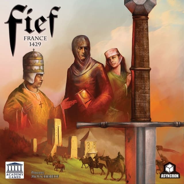 Portada juego de mesa Fief Francia 1429