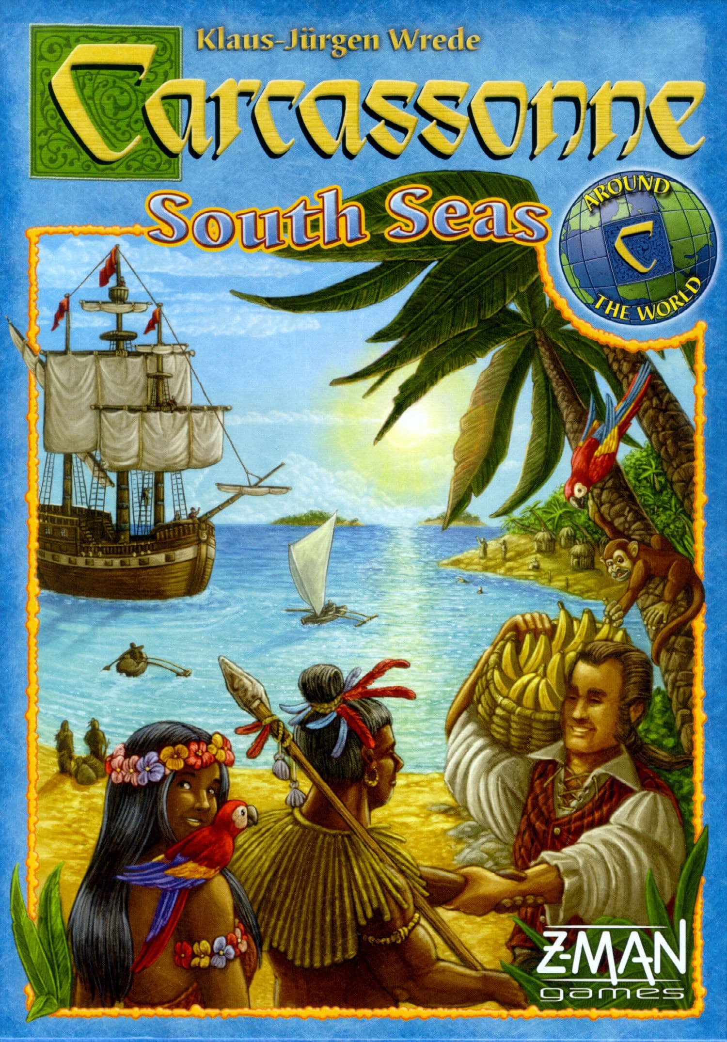 Portada juego de mesa Carcassonne: Mares del Sur
