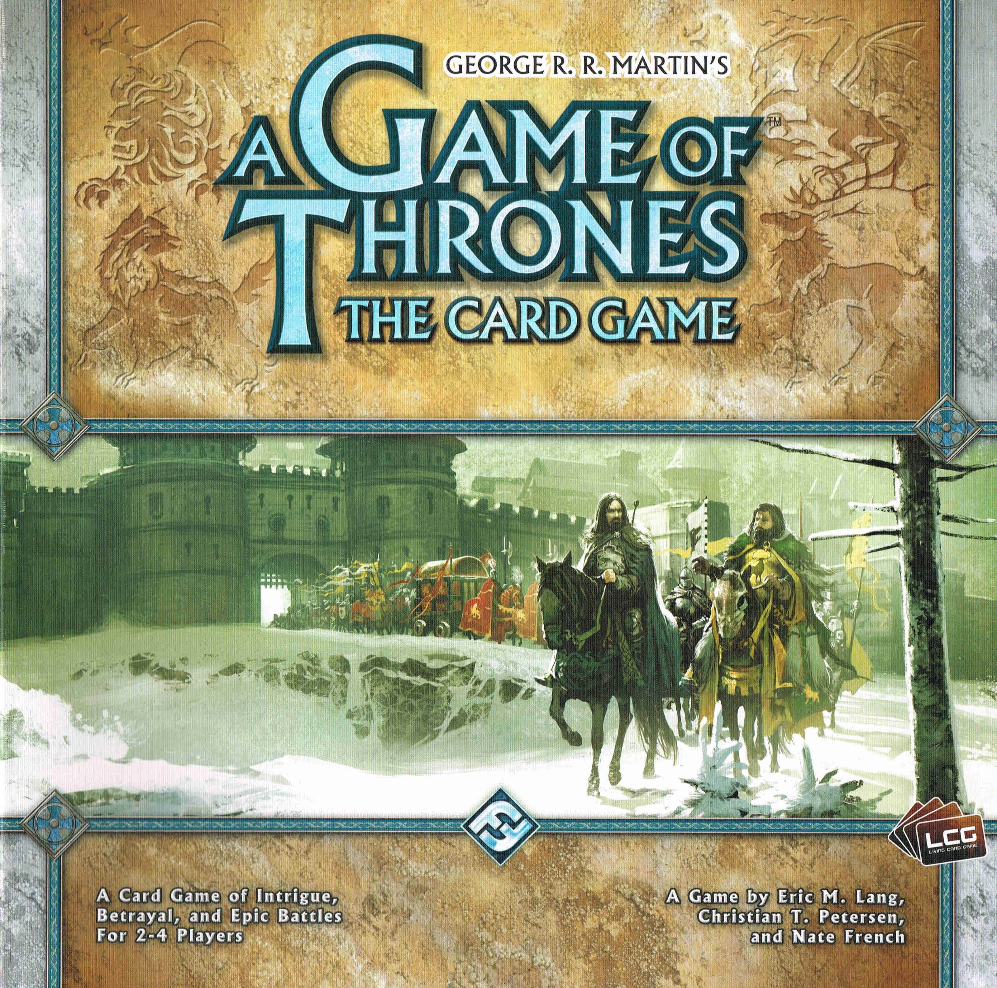 Portada juego de mesa Juego de Tronos LCG
