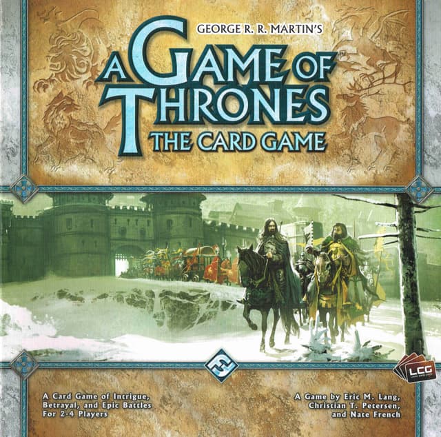 Portada juego de mesa Juego de Tronos LCG