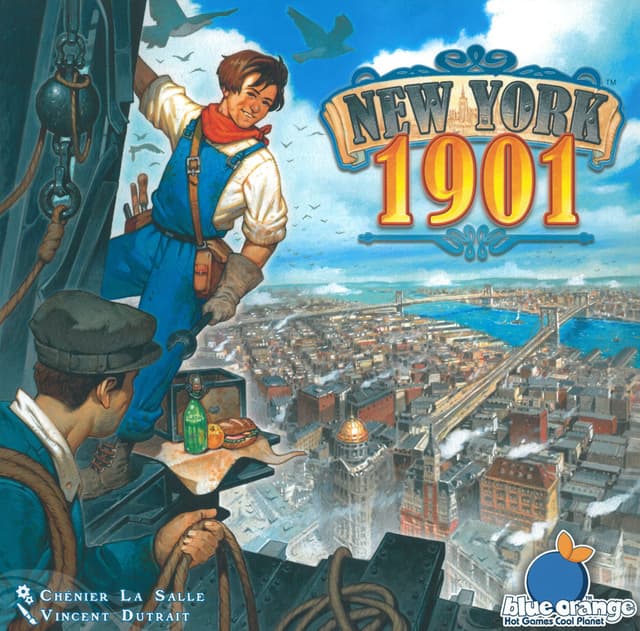 Portada juego de mesa New York 1901