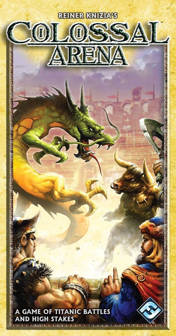 Portada juego de mesa Colossal Arena