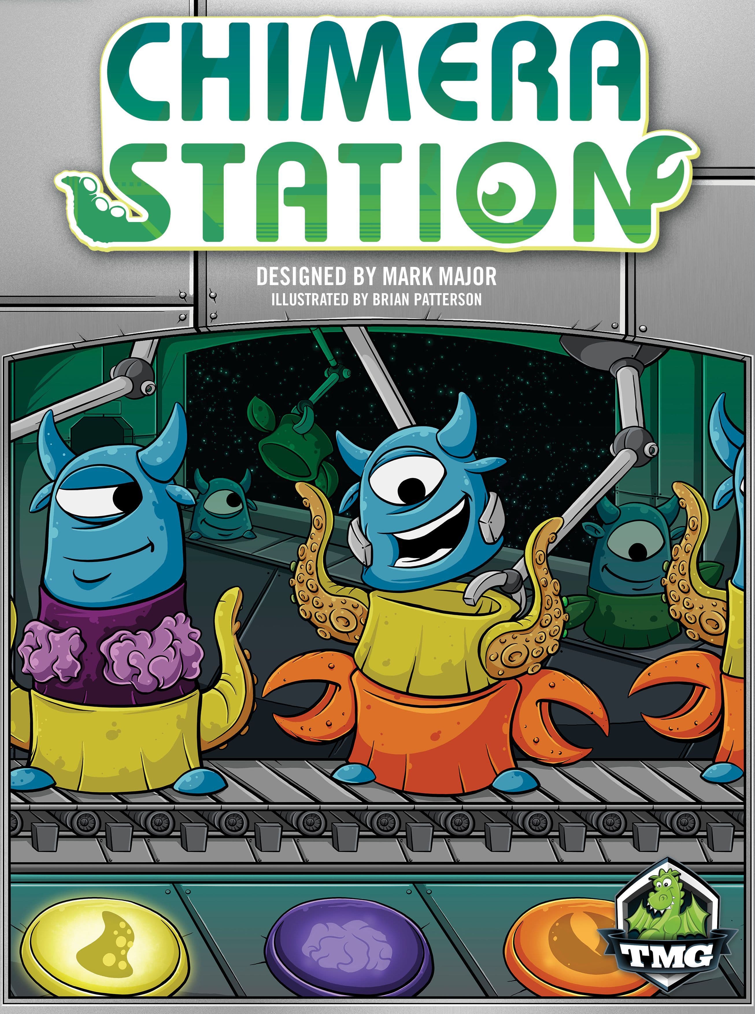 Portada juego de mesa Chimera Station