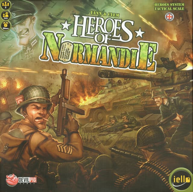 Portada juego de mesa Heroes of Normandie