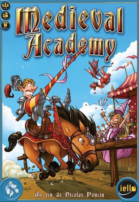Portada juego de mesa Medieval Academy