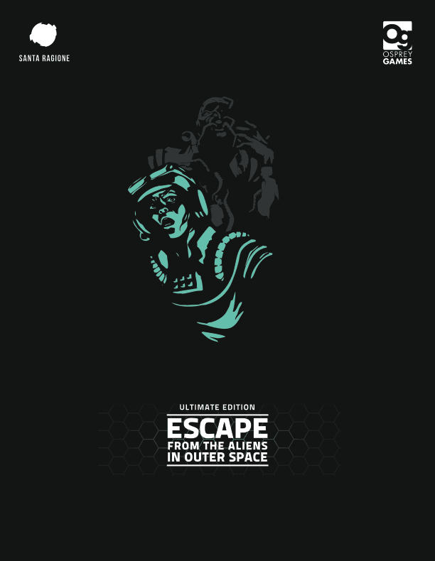 Portada juego de mesa Fuga de los aliens en el espacio exterior