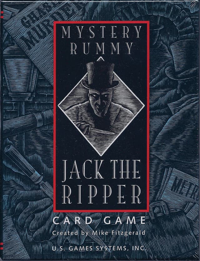 Portada juego de mesa Mystery Rummy: Jack el Destripador