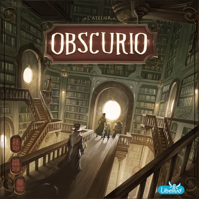 Portada juego de mesa Obscurio