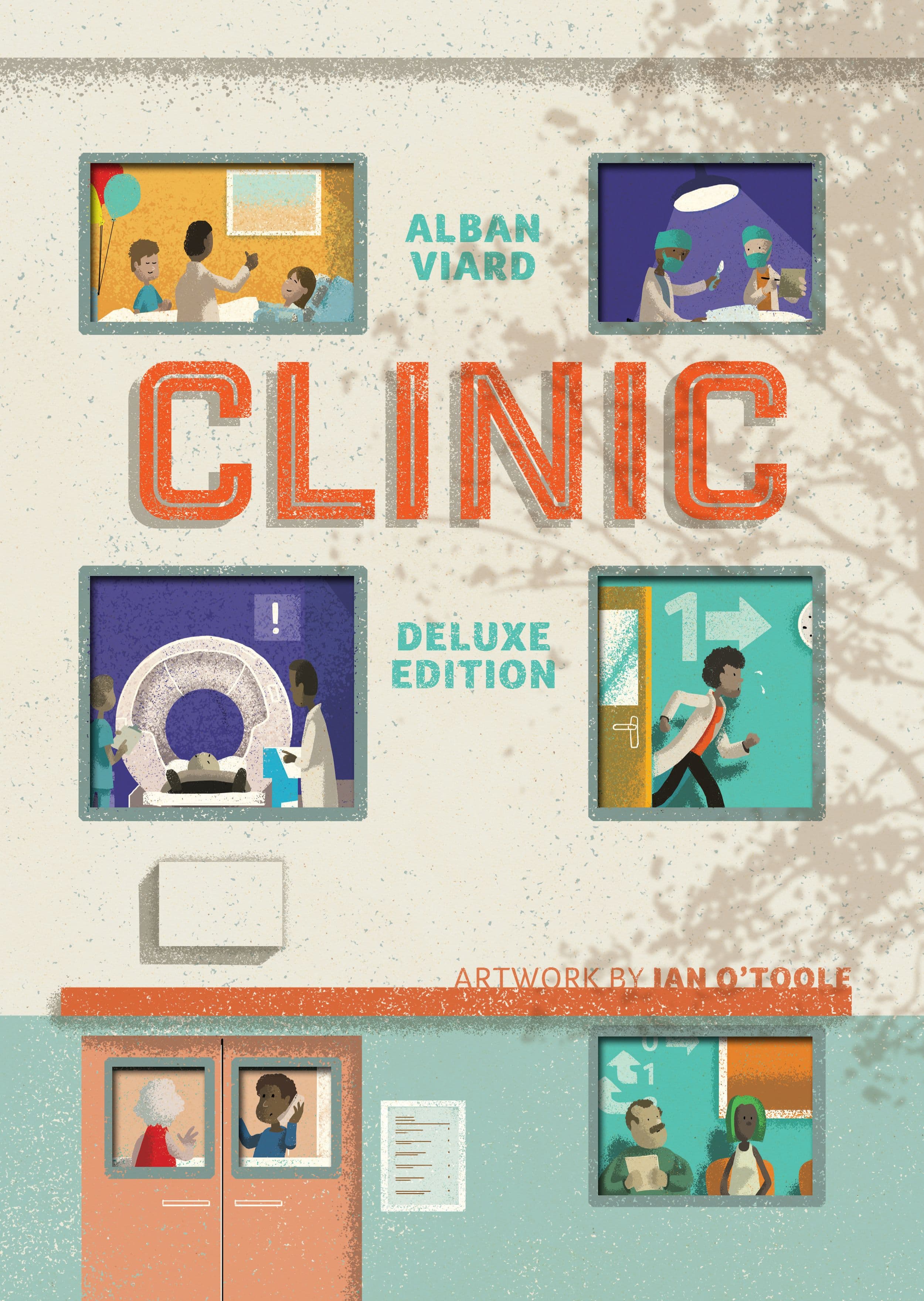 Portada juego de mesa Clinic: Deluxe Edition