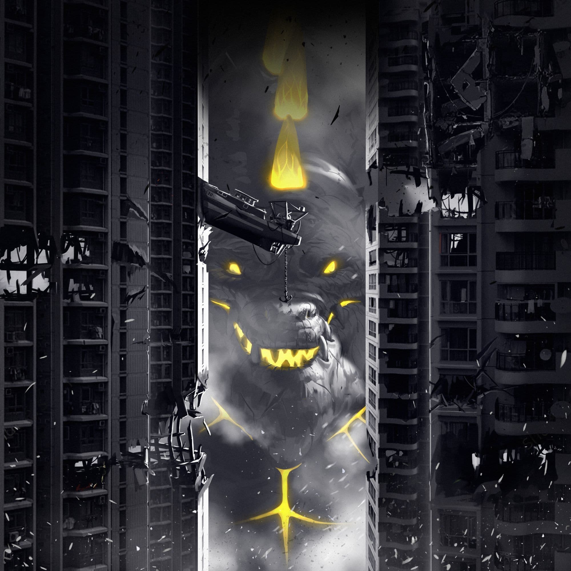 Portada juego de mesa King of Tokyo: Edición Oscura