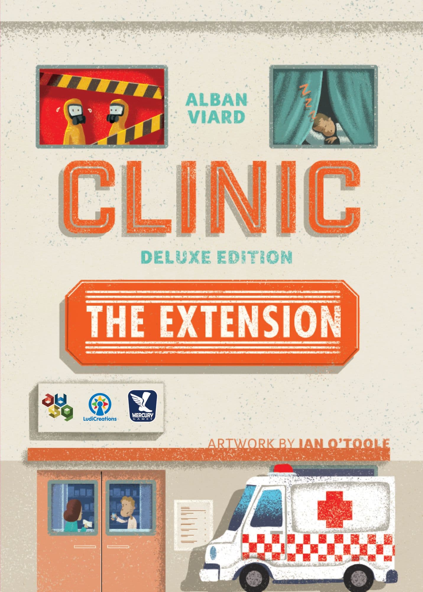 Portada juego de mesa Clinic: Deluxe Edition – The Extension