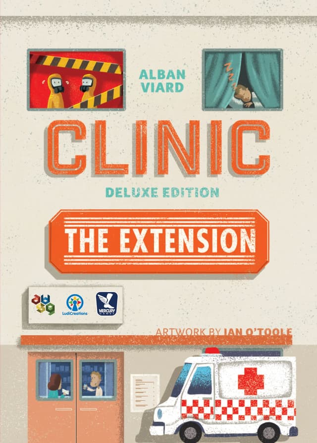 Portada juego de mesa Clinic: Deluxe Edition – The Extension