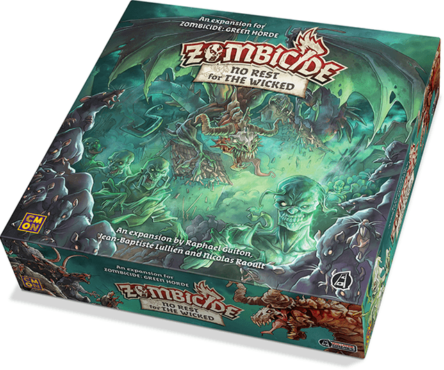 Portada juego de mesa Zombicide: No Rest for the Wicked