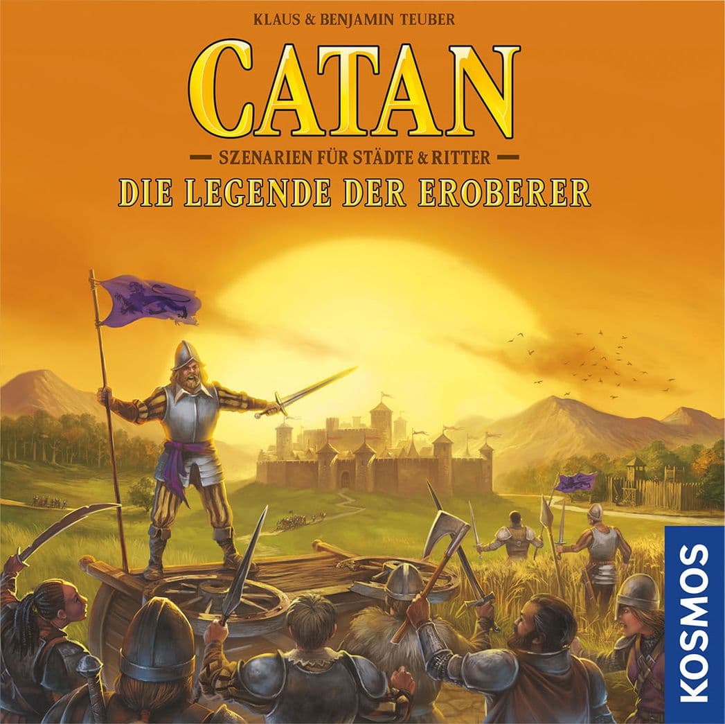 Portada juego de mesa Catan: La leyenda de los conquistadores