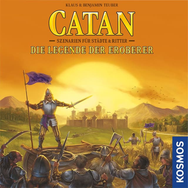 Portada juego de mesa Catan: La leyenda de los conquistadores