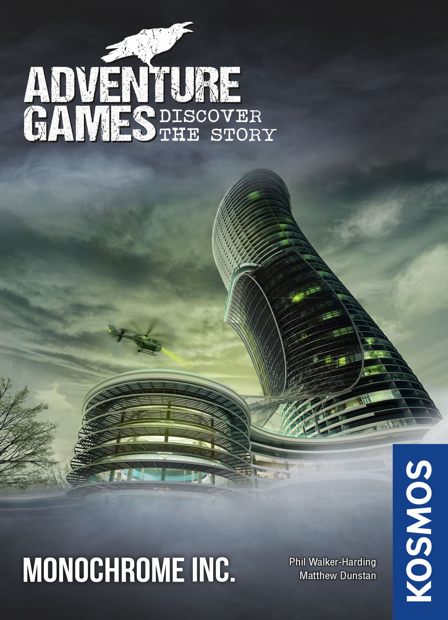 Portada juego de mesa Adventure Games: Monocromo S.A.