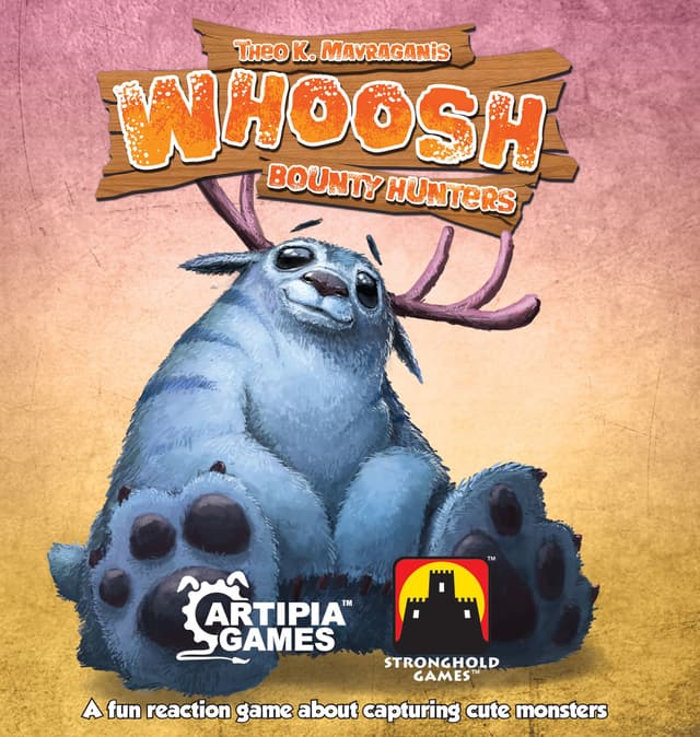 Portada juego de mesa Whoosh: Cazarrecompensas