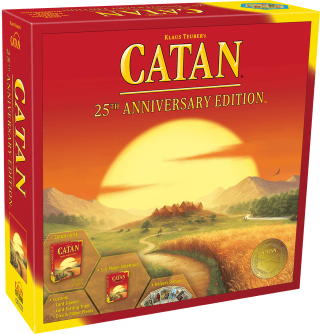 Portada juego de mesa Catan: Edición 25 Aniversario