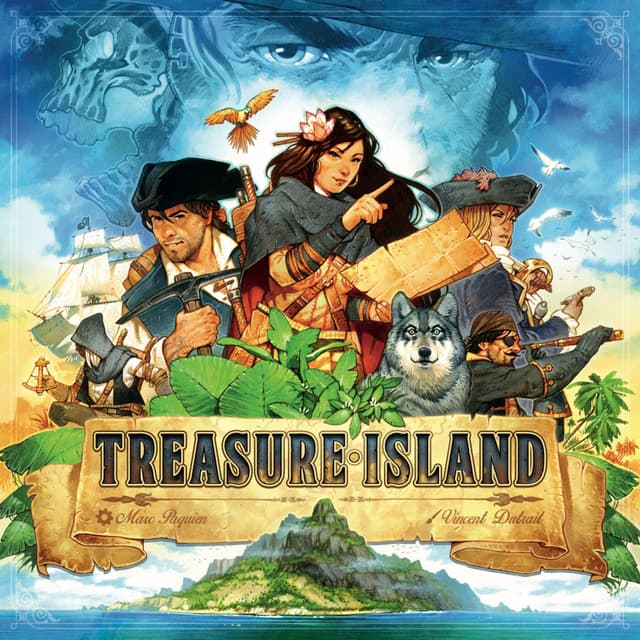 Portada juego de mesa La Isla del Tesoro