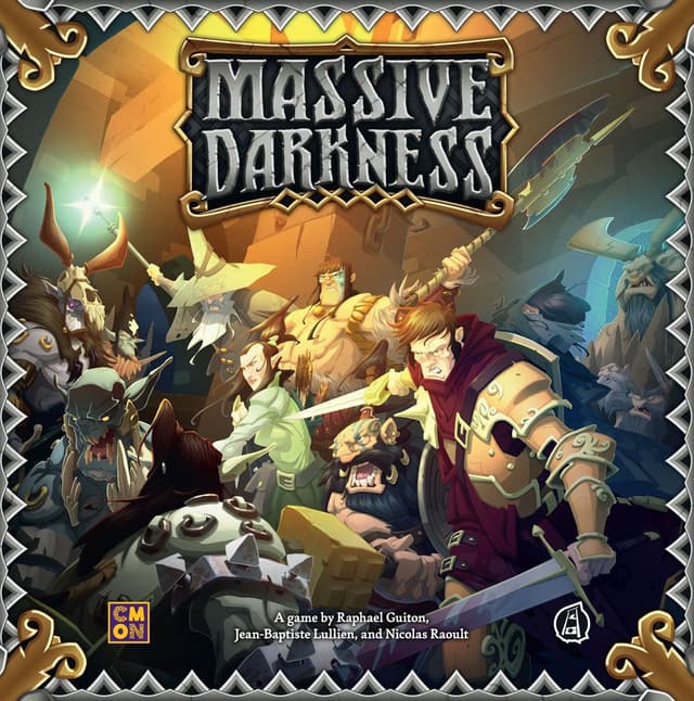 Portada juego de mesa Massive Darkness