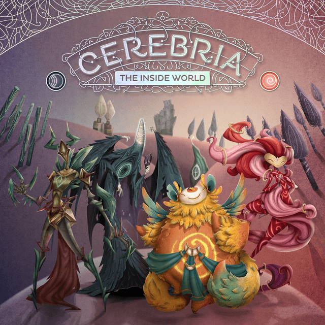 Portada juego de mesa Cerebria: The Inside World