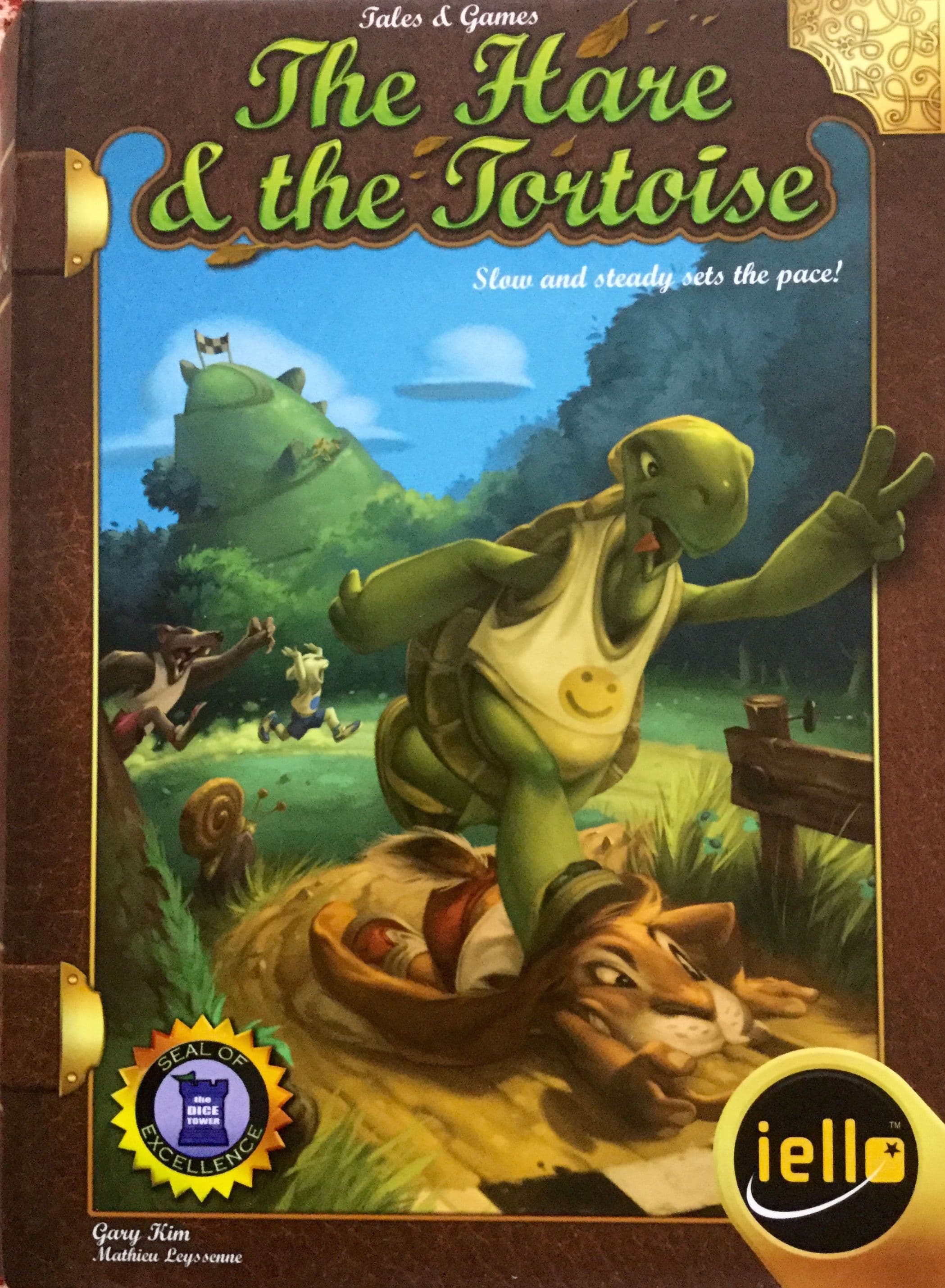 Portada juego de mesa La Liebre y la Tortuga
