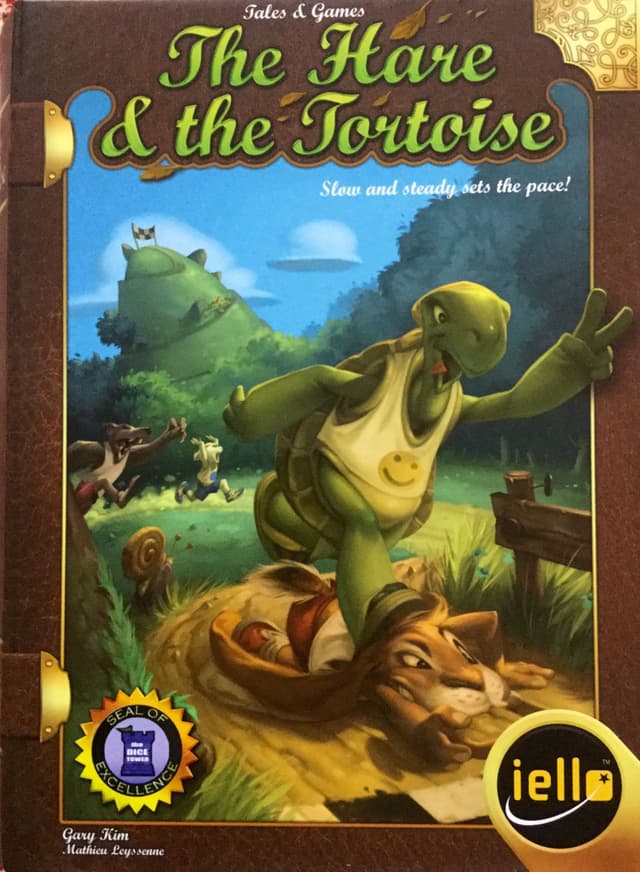 Portada juego de mesa La Liebre y la Tortuga