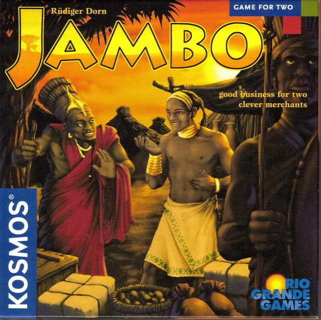 Portada juego de mesa Jambo
