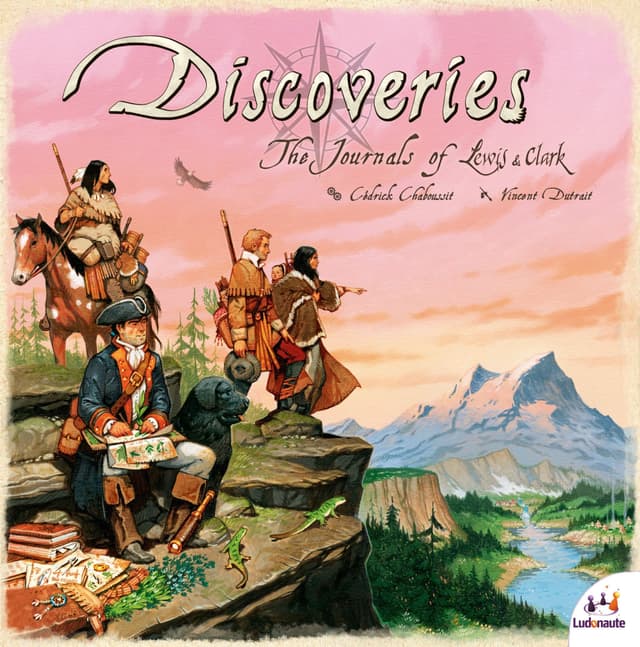 Portada juego de mesa Discoveries: The Journals of Lewis and Clark