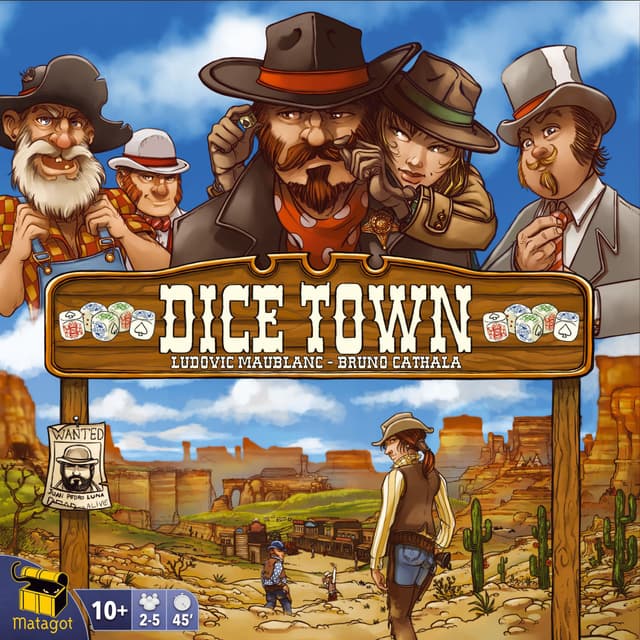 Portada juego de mesa Dice Town