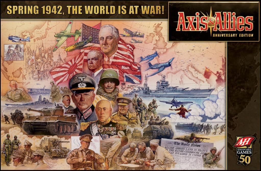 Portada juego de mesa Axis & Allies Anniversary Edition