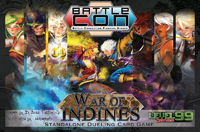 Portada juego de mesa BattleCON: War of Indines