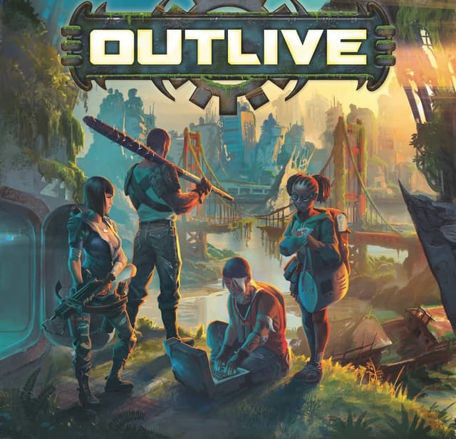 Portada juego de mesa Outlive
