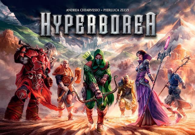 Portada juego de mesa Hyperborea