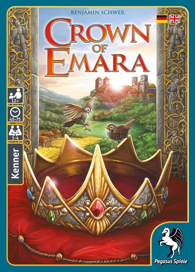 Portada juego de mesa Crown of Emara
