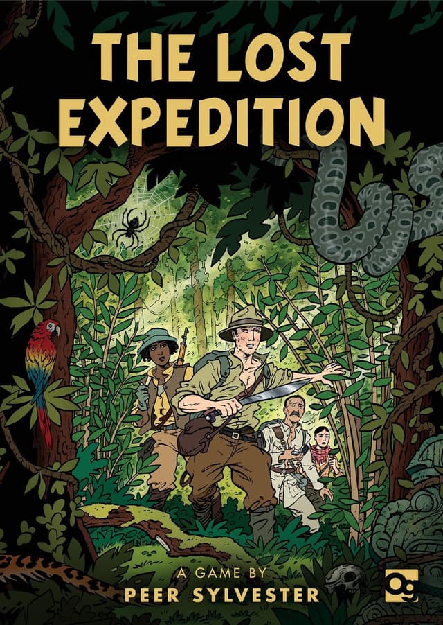 Portada juego de mesa La Expedición Perdida