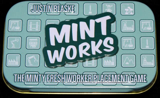 Portada juego de mesa Mint Works