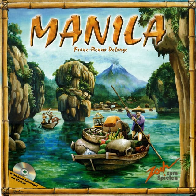 Portada juego de mesa Manila