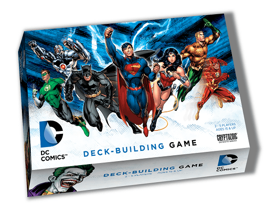 Portada juego de mesa DC Comics Deck-Building Game