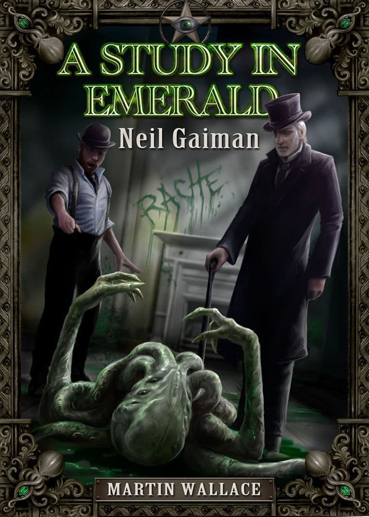 Portada juego de mesa A Study in Emerald