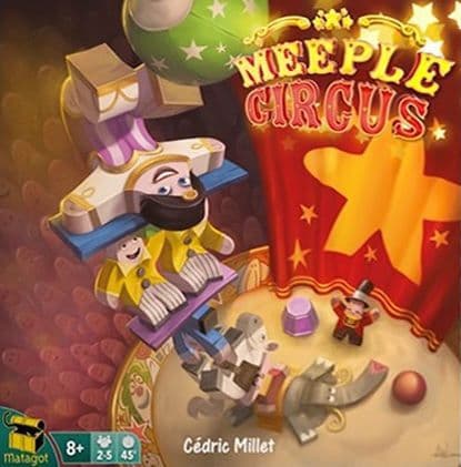 Portada juego de mesa Meeple Circus