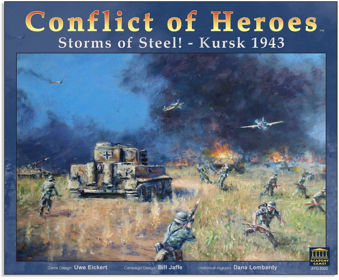 Portada juego de mesa Conflict of Heroes: Tormentas de Acero