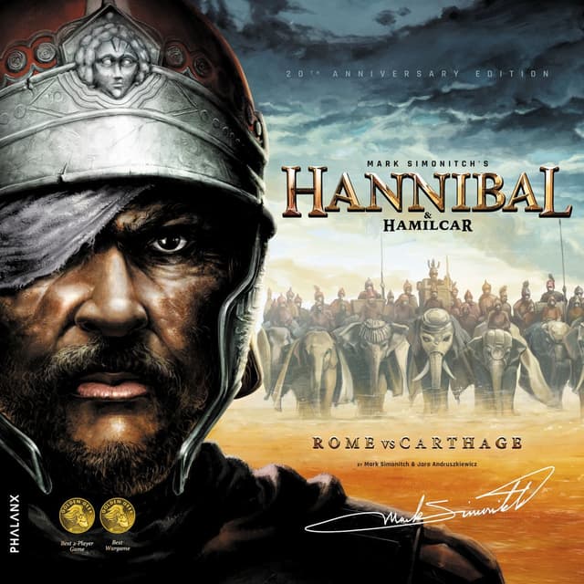 Portada juego de mesa Hannibal & Hamilcar