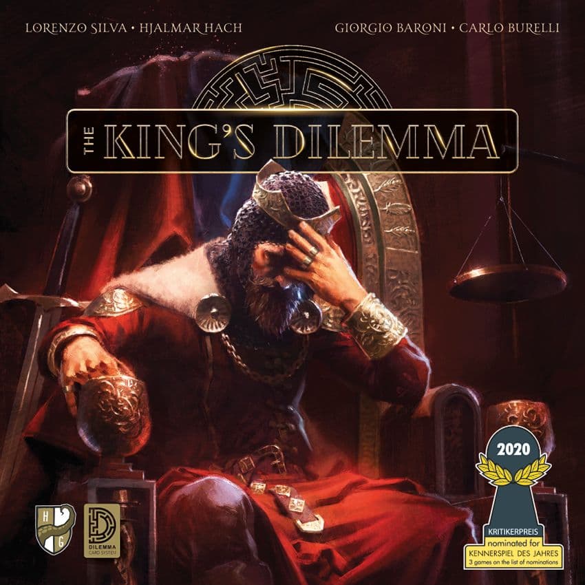 Portada juego de mesa El Dilema del Rey