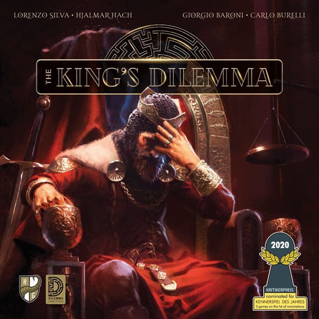 Portada juego de mesa El Dilema del Rey