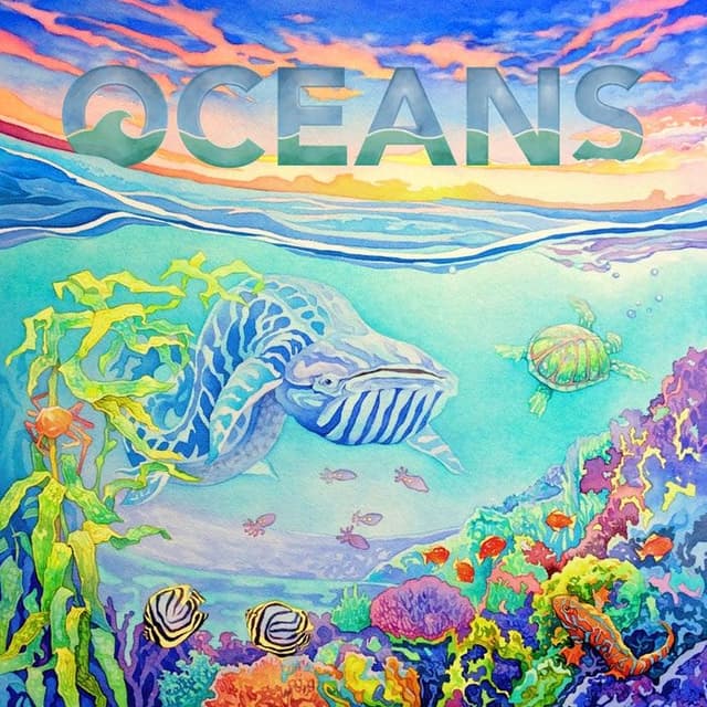 Portada juego de mesa Oceans