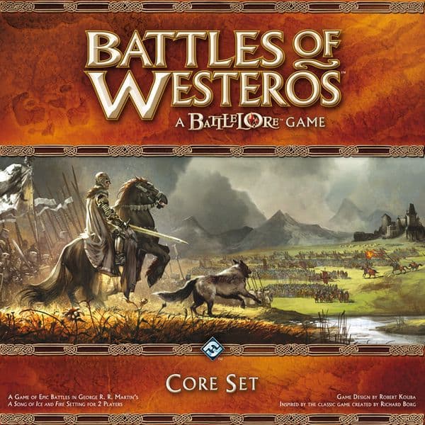 Portada juego de mesa Batallas de Poniente