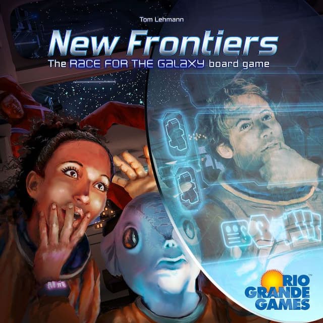 Portada juego de mesa New Frontiers